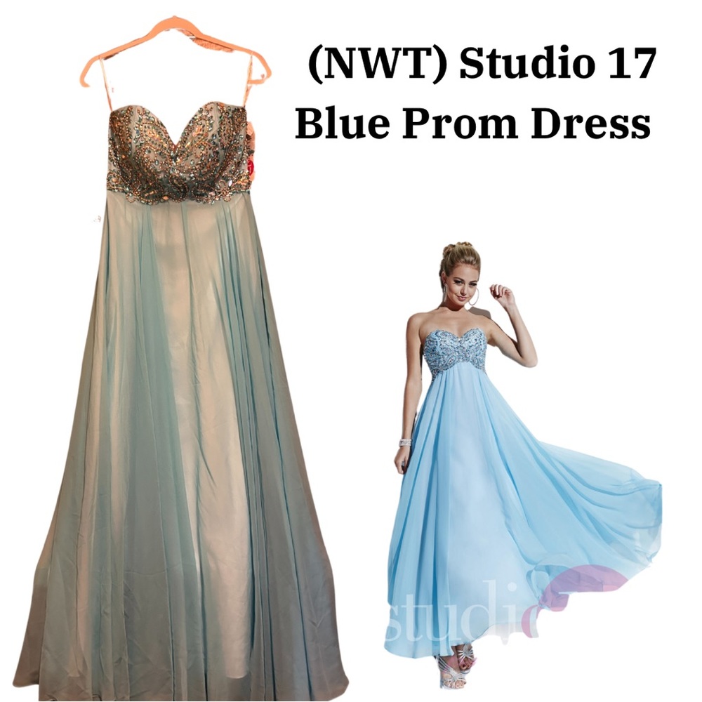 NWT Strapless Prom Dress